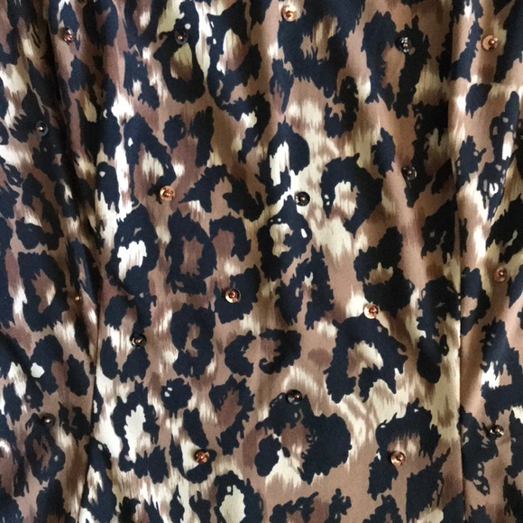 Morton Myles Cheetah Print Blouse 2️⃣ - Picture 4 of 8